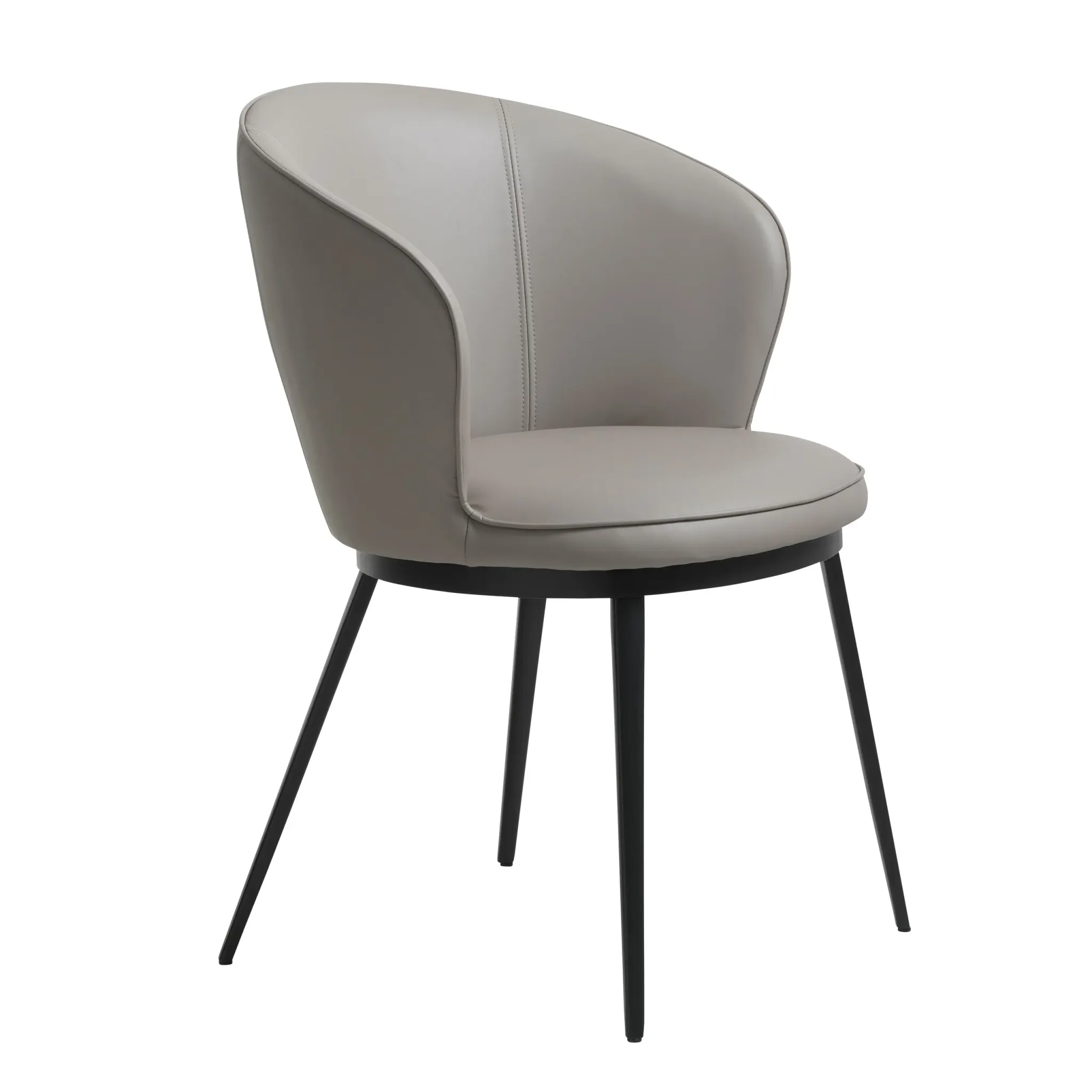 UQ NAGI Taupe minimalist Upholstered indoor chair