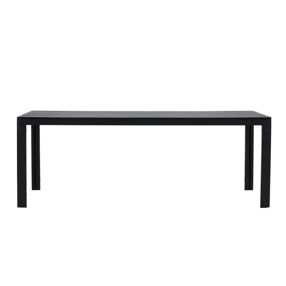 VD MIKA 205X90 Black classic Dining table