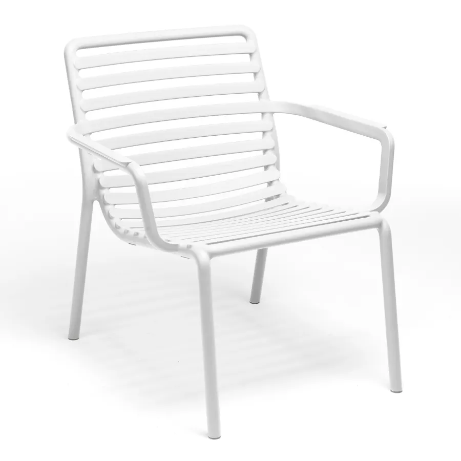 NARDI DOGA RELAX Fehér design Műanyag kültéri szék