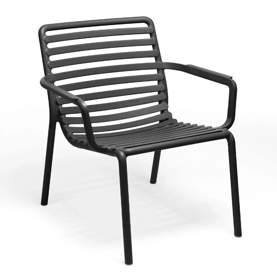 NARDI DOGA RELAX Szürke design Műanyag kültéri szék