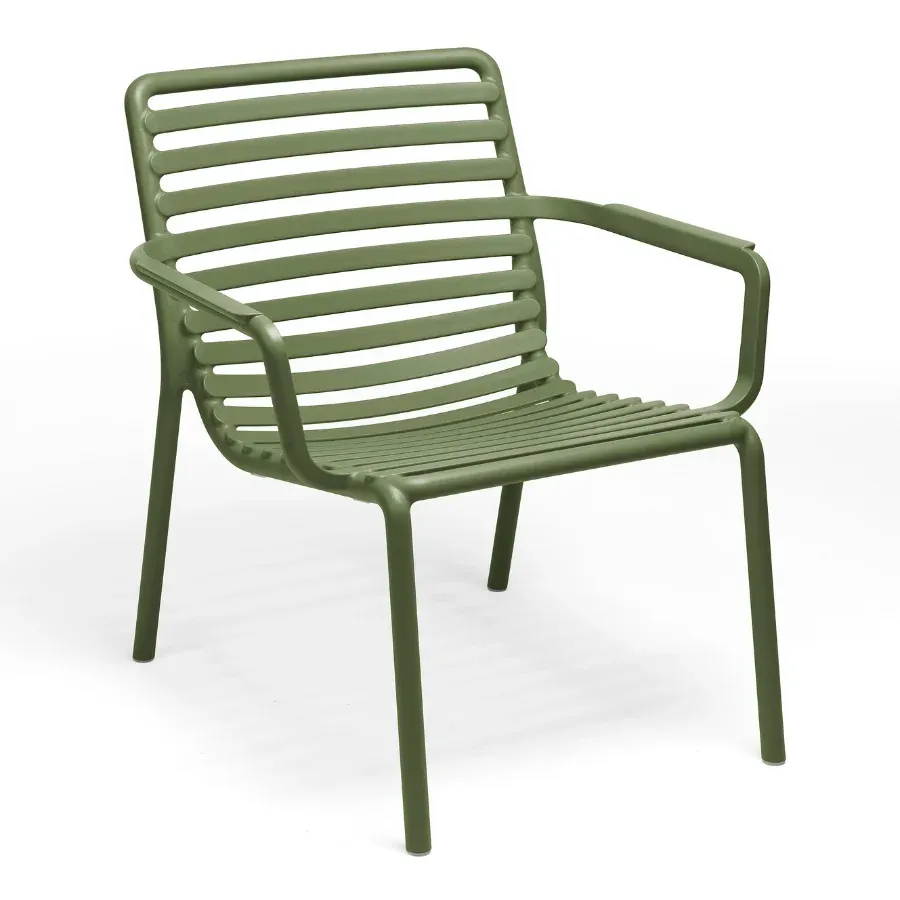 NARDI DOGA RELAX Zöld design Műanyag kültéri szék