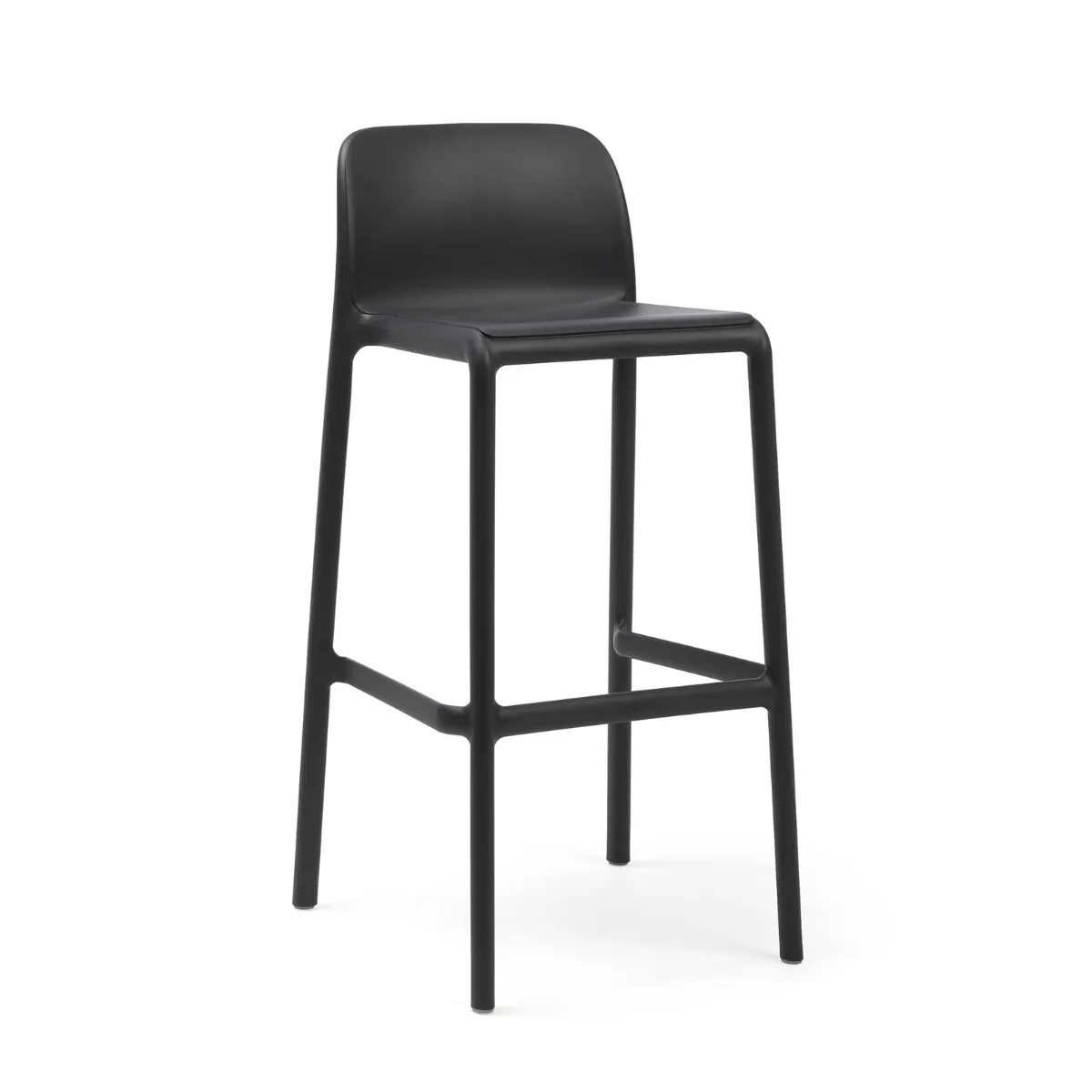 NARDI FARO Antracit design Plastic outdoor bar stool