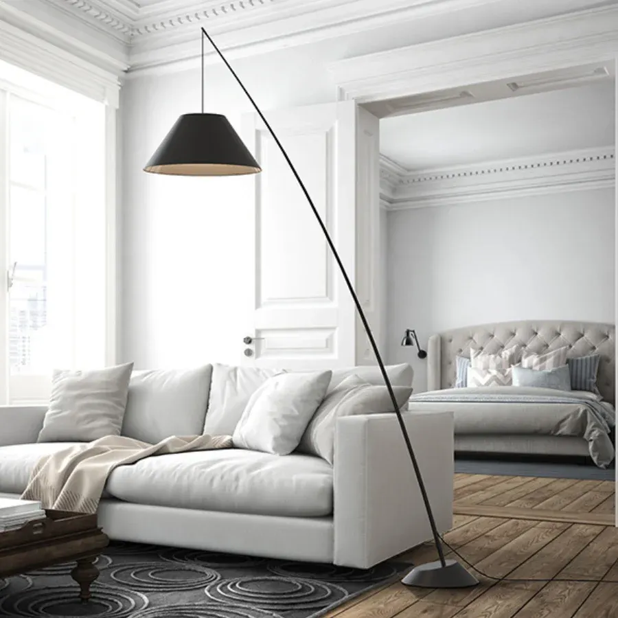 S JUMBO utolsó 2db Black design Indoor floor lamp