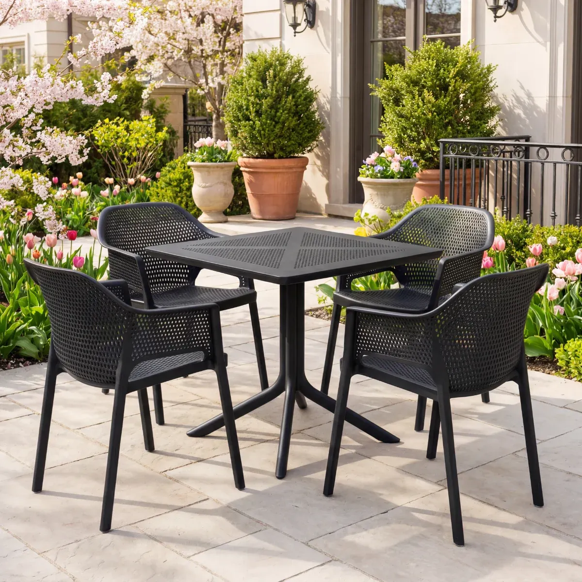 NARDI CLIP 70 / G MINUSH Black modern Outdoor set