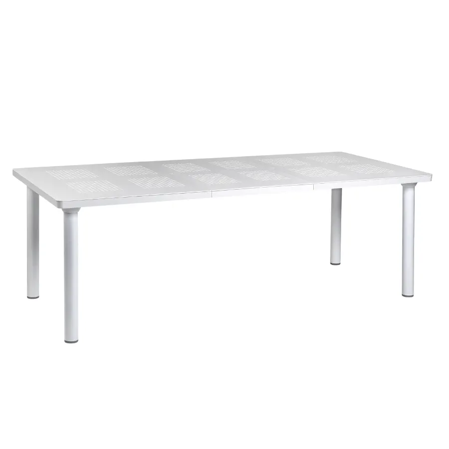NARDI LIBECCIO 160-220 White design Outdoor complete table