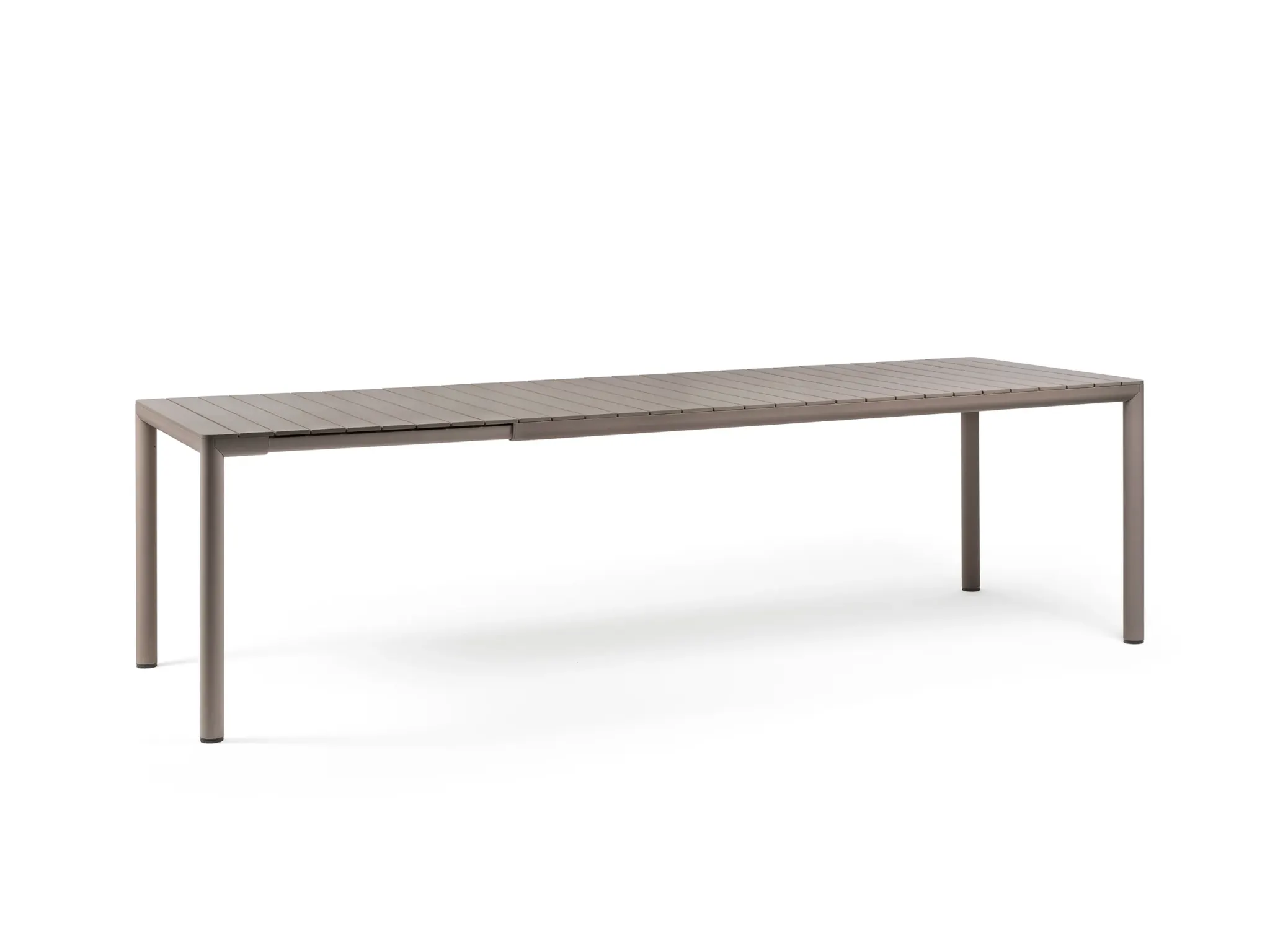 NARDI TEVERE 210 EXT Taupe minimalist Outdoor complete table