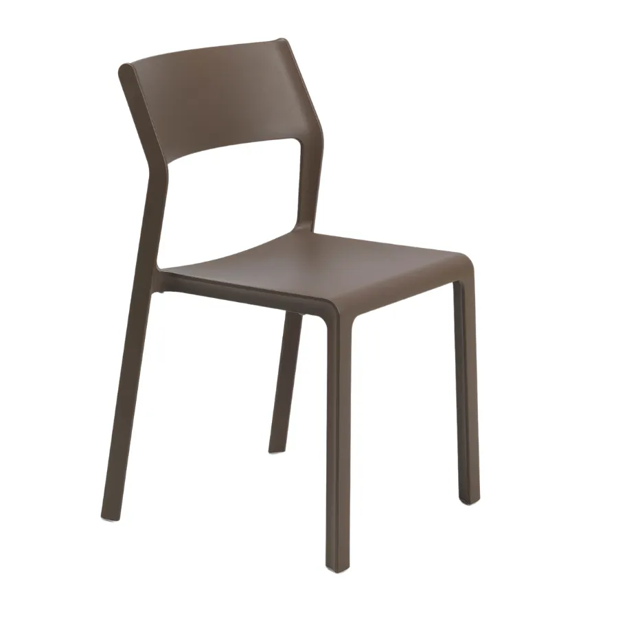 NARDI TRILL BISTROT Brown minimalist Plastic outdoor chair