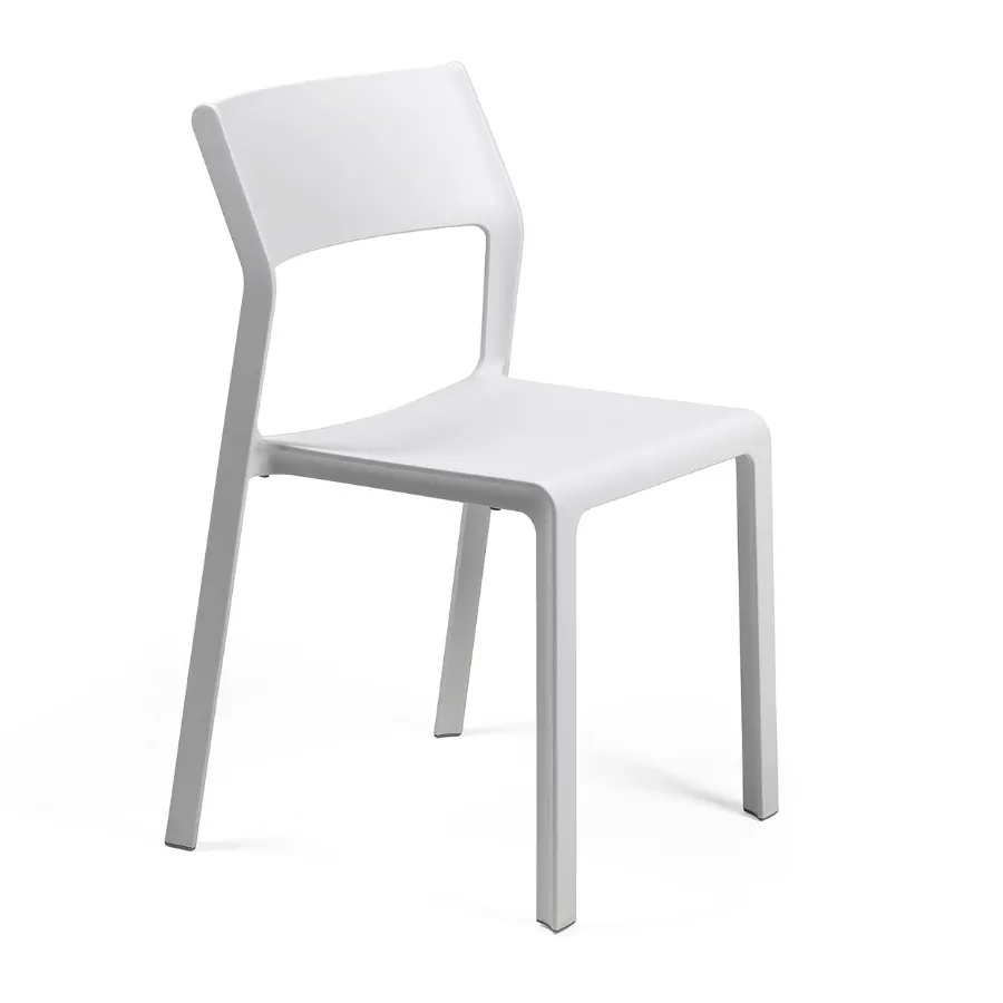 NARDI TRILL BISTROT White minimalist Plastic outdoor chair