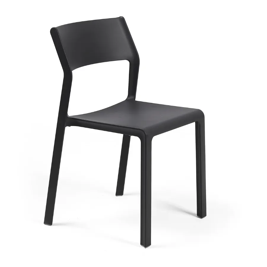 NARDI TRILL BISTROT Black minimalist Plastic outdoor chair
