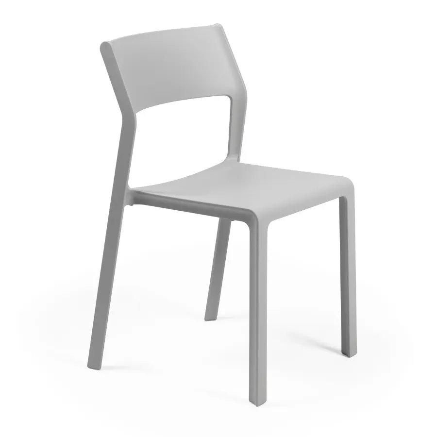 NARDI TRILL BISTROT Grey minimalist Plastic outdoor chair