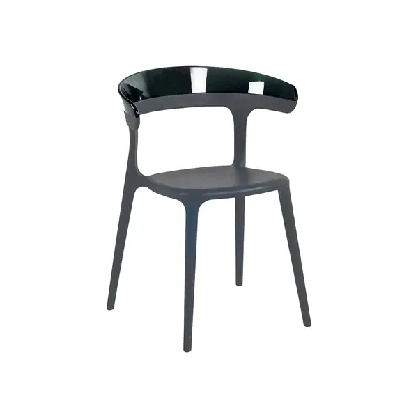 YA LUNA Black modern Plastic outdoor chair