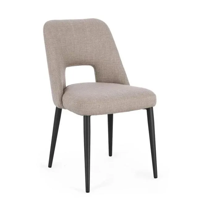 BT ROMAN Taupe design Kárpitos beltéri szék
