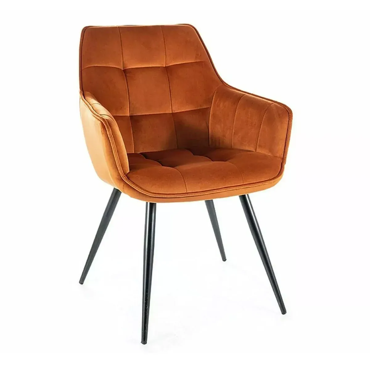 SI OLIVIA CINNAMON Bronze modern Upholstered indoor chair