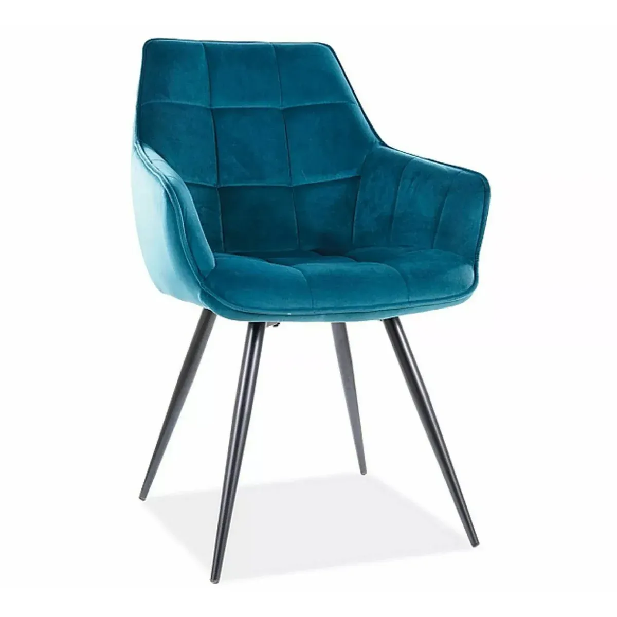 SI OLIVIA Turquoise modern Upholstered indoor chair