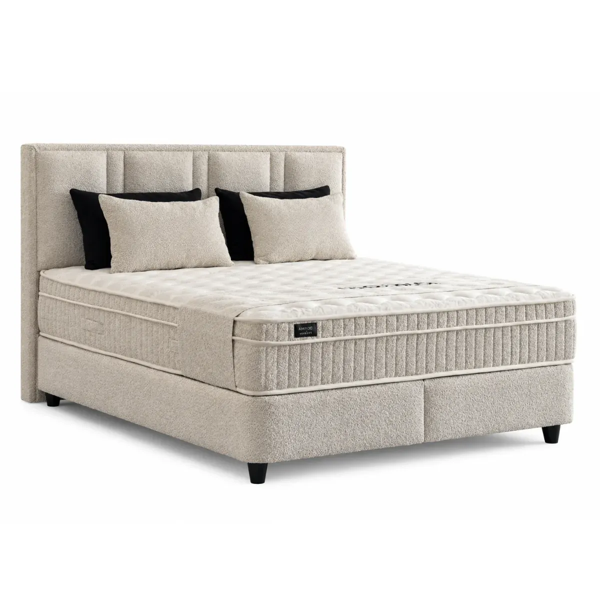 ET SILVIA 160x200 Bézs design Boxspring ágy
