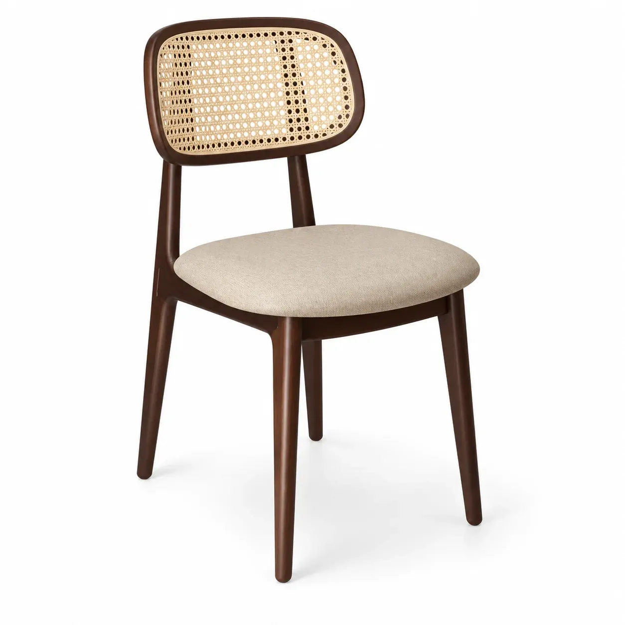 XTON BONNIE Brown Scandinavian Wooden indoor chair