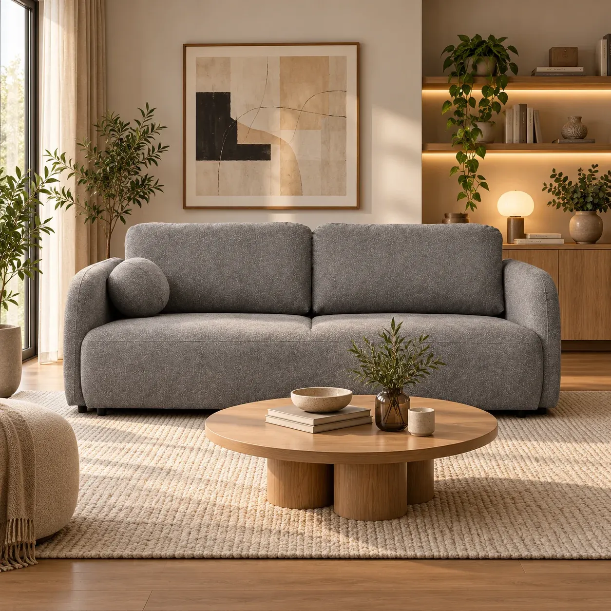 ET SUSAN Grey design Sofa