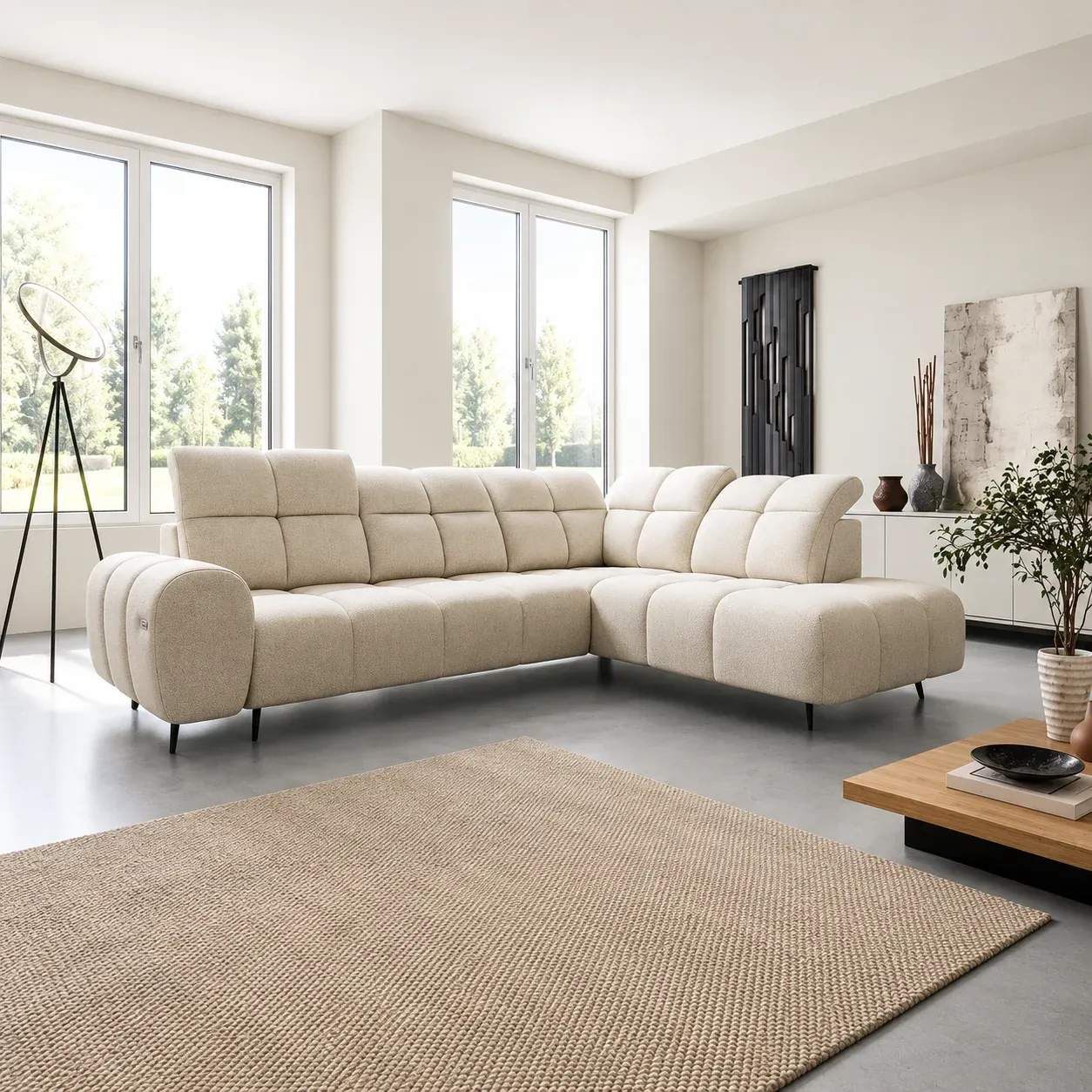 ET NORVEX Multiple colors design Corner Sofa