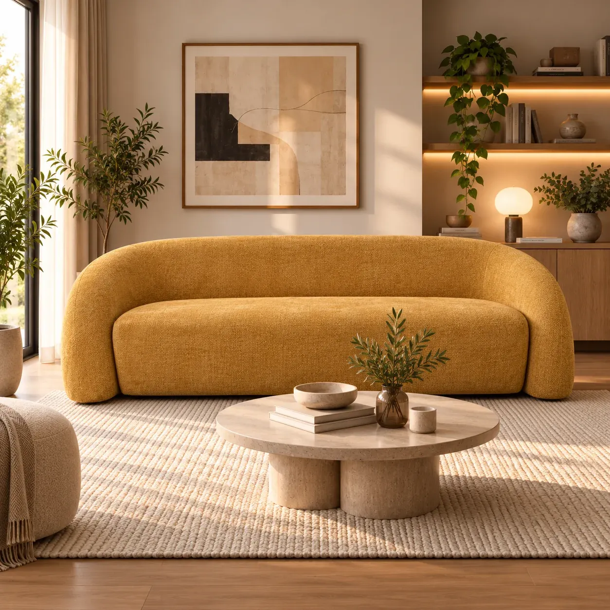BT CATRICE  Yellow design Indoor sofa