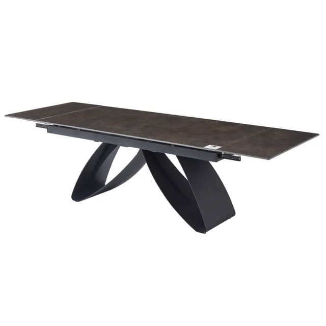 ET CARLOS Barna design Bővíthető étkezőasztal