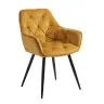 DL CHERRY Yellow design Upholstered indoor chair