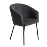 AT LUTHER Grey design Upholstered indoor chair