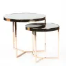 AT JADE SZETT Black, Gold design Coffee table