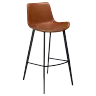 AT DAN Brown design Upholstered indoor bar stool