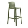 NARDI NET STOOL Zöld modern Műanyag kültéri bárszék