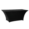DL TABLE SPANDEX 180x80 Black classic Conference, banquet spandex cover