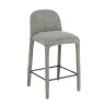 BT ANKARA Green design Upholstered indoor bar stool