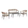 BT JAMINA Grey, Brown modern Outdoor lounge set