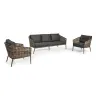 BT MIRABELL Szürke modern Kültéri lounge szett