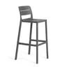 NARDI CASSIA STOOL Szürke design Műanyag kültéri bárszék