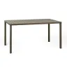 NARDI CUBE 140 X 80 Brown modern Outdoor complete table