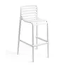 NARDI DOGA STOOL Fehér modern Műanyag kültéri bárszék