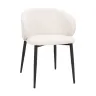 DL POLAR P PEARL Fehér design Kárpitos beltéri szék