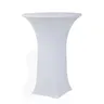 DL COCKTAIL SPANDEX  White classic Conference, banquet spandex cover