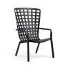 NARDI FOLIO Grey design Plastic outdoor chair