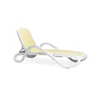 NARDI ALFA White, Beige classic Plastic sunbed
