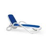 NARDI ALFA White, Blue classic Plastic sunbed