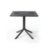 NARDI CLIP 70 Grey minimalist Outdoor complete table