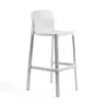 NARDI NET STOOL White modern Plastic outdoor bar stool