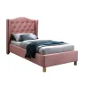 SI NOVA 90X200 Pink design Upholstered bed