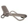 NARDI EDEN Taupe design Plastic sunbed
