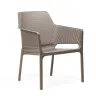 NARDI NET RELAX Taupe minimalist Plastic outdoor chair
