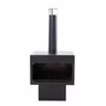 OT REYSEXLHEATER BEMUTATÓDARAB Black minimalist Stove