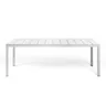 NARDI RIO ALU 210 FIX White modern Dining Table