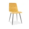 SI MILAN Yellow elegant Upholstered indoor chair