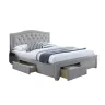 SI NOLA 160X200 Grey design Upholstered bed
